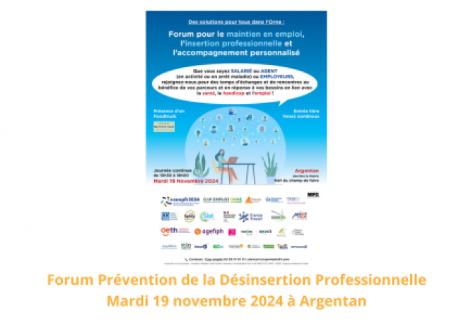  Orne : Forum dédié au maintien en emploi - L'actualité de MIST Normandie