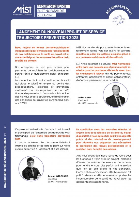 MIST Normandie - La culture de la prévention