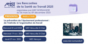 RST 2025 : Epuisement professionnel (présentiel) - 27/11/2025 - de 09h00 à 11h00 - MIST Alençon - Évènements de MIST Normandie