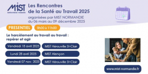 RST 2025 : Harcèlement (présentiel) - 07/11/2025 - de 09h00 à  11h00 - MIST Hérouville Saint-Clair - Évènements de MIST Normandie