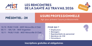 RST 2026 : Usure professionnelle - 05/11/2026 - de 10h à 12h - MIST Argentan - MIST Normandie