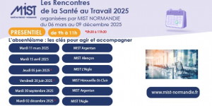 RST 2025 : Absentéisme (présentiel) - 02/12/2025 - de 09h30 à 11h30 - MIST l'Aigle - Évènements de MIST Normandie
