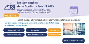 RST 2025 : Handicap (présentiel) - 21/11/2025 - de 09h30 à 11h30 - MIST Hérouville Saint-Clair - Évènements de MIST Normandie