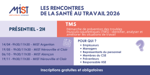 RST 2026 : TMS (présentiel) - 19/05/2026 - de 09h30 à  11h30 - MIST Hérouville St Clair - Évènements de MIST Normandie