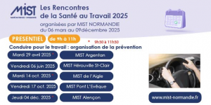 RST 2025 : Conduire pour le travail (présentiel) - 04/12/2025 - de 09h30 à 11h30 - MIST Alençon - Évènements de MIST Normandie